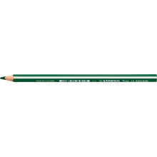 STABILO Színes ceruza, háromszögletű, vastag, STABILO "Trio", zöld
