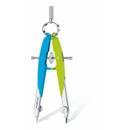 STAEDTLER Körző készlet, precíziós, 2 darabos, STAEDTLER "Mars Comfort Neon", neon kék/zöld