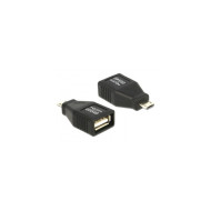 DELOCK Adapter USB Micro B male  USB 2.0 female OTG full covered (65549)