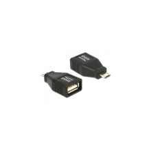 DELOCK Adapter USB Micro B male  USB 2.0 female OTG full covered (65549)