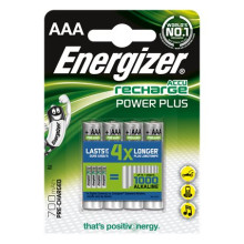 ENERGIZER Tölthető elem, AAA mikro, 4x700 mAh, ENERGIZER "Power Plus"