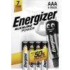 ENERGIZER Elem, AAA mikro, 4 db, ENERGIZER "Alkaline Power" AAA-LR03