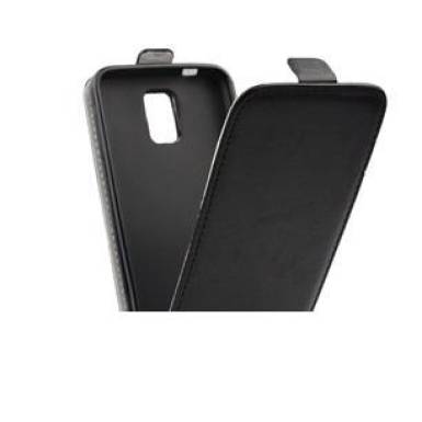 Utángyártott Flip tok szilikon belsővel, Microsoft Lumia 532, fekete Utángyártott Flip tok szilikon belsővel, Microsoft Lumia 532, fekete
