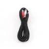 Gembird Cablexpert audio kábel Jack 3,5mm Male -- 2x RCA (CINCH) Male 5m /CCA-458-5M/