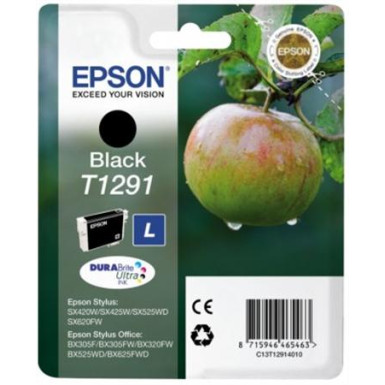 EPSON T12914011 Tintapatron Stylus SX420W, SX425W, SX525WD nyomtatókhoz, EPSON fekete, 11,2ml