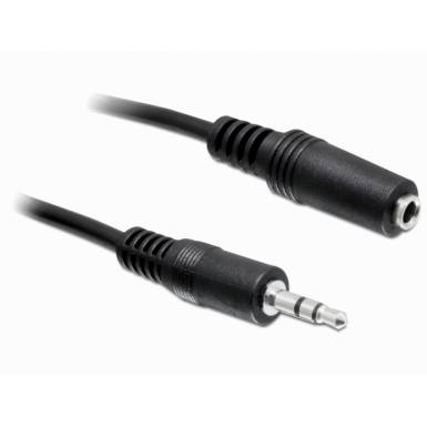 Delock 84002 sztereo jack 3,5mm apa / anya audio kábel - 3m Delock 84002 sztereo jack 3,5mm apa / anya audio kábel - 3m