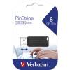 8Gb USB Verbatim PinStripe 49062