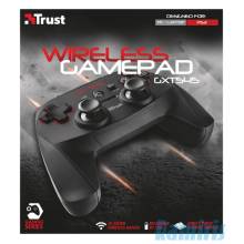 Trust Gamepad Vezeték Nélküli - GXT545 (c.sz:20491, Playstation design, fekete, PC és PS3 kompatibil Trust Gamepad Vezeték Nélküli - GXT545 (c.sz:20491, Playstation design, fekete, PC és PS3 kompatibil