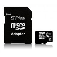 SD-micro 32GB SILICON POWER  microSDHC UHS-I,SDR 50 mode adapterrel