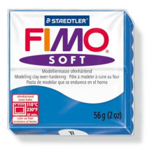 FIMO Gyurma, 56 g, égethető, FIMO "Soft", óceán kék