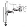 Sunne 10-23" LCD-B13 asztali tart&oacute;