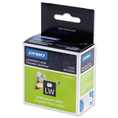 Etikett Dymo LW Címke White 1000db/tekercs S072
