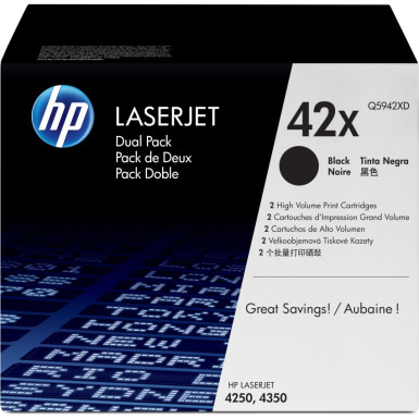 HP Q5942XD BK 2x20K LJ4250/4350