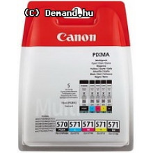 Canon CLI-571 Multipack (Bk, C, M, Y)  tintapatron eredeti 4 x7 ml / 0386C006