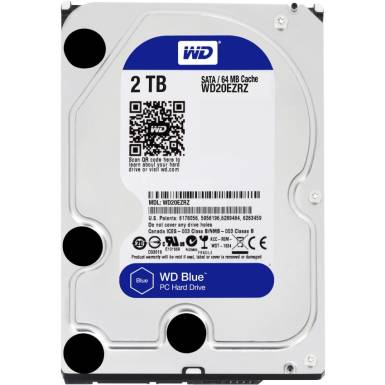 WD 2Tb 64Mb SATA3 WD Blue WD20EZRZ