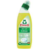 FROSCH WC tisztítógél, 750 ml, FROSCH, citrus