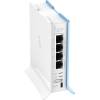 Mikrotik RB941-2nD-TC hAP Lite with 650MHz CPU, 32MB RAM, 4xLAN, built-in 2.4Ghz 802.11b/g/n 2x2 two chain wireless with integrated antennas RB941-2nD-TC