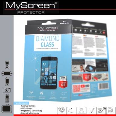 MYSCREEN Képernyővédő fólia törlőkendővel (1 db-os, edzett üveg, extra karcálló, ütésálló, 9H) DIAMOND GLASS GP-54276 gyári MYSCREEN Képernyővédő fólia törlőkendővel (1 db-os, edzett üveg, extra karcálló, ütésálló, 9H) DIAMOND GLASS GP-54276 gyári