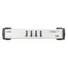 Elosztó KVM 4PC USB ATEN +kábel Dual-View CS1744