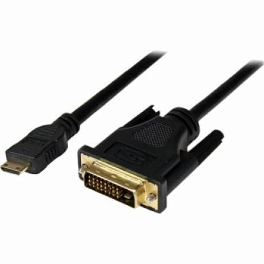 STARTECH - USB3 BASED 2M MINI HDMI TO DVI-D CABLE STARTECH - USB3 BASED 2M MINI HDMI TO DVI-D CABLE