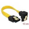 SATA Delock lefelé/egyenes csat. 10cm 82469
