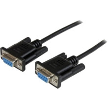 STARTECH - USB3 BASED 2M BLACK DB9 NULL MODEM CABLE