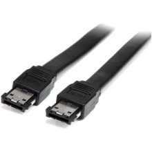 STARTECH ESATA3 91.44 cm SATA Data Transfer Cable for Notebook, Desktop Computer - First End: 1 x Male eSATA, Male eSATA - Second End: 1 x Male eSATA - Shielding - Black