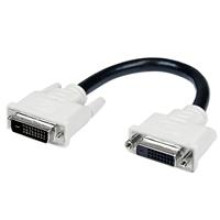 STARTECH - USB3 BASED 6IN DVI-D PORT SAVER CABLE M/F