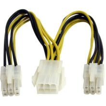 STARTECH - USB3 BASED 6IN PCIE POWER SPLITTER CABLE