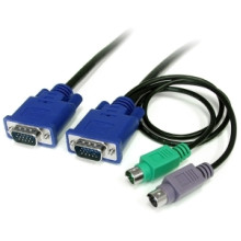 STARTECH - USB3 BASED 6 FT 3-IN-1 PS/2 KVM CABLE