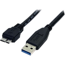 STARTECH - USB3 BASED 1.5FT USB 3.0 MICRO B CABLE