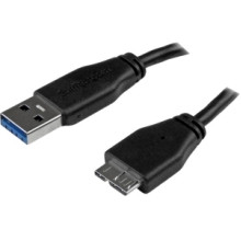 STARTECH - USB3 BASED 20 SLIM USB 3.0 MICRO B CABLE