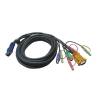 PU Switch KVM 5m PS2+HDB+Audio - SPHD15+Audio