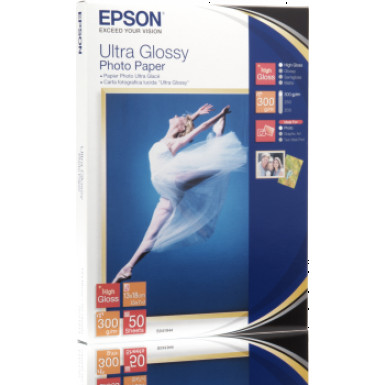 Epson 13x18 Ultra Fényes Fotópapír 50Lap 300g (Eredeti) C13S041944