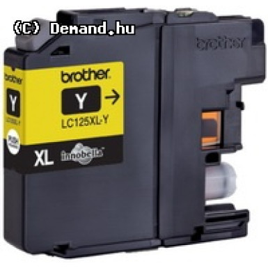 Brother LC125 Tintapatron Yellow XL(Eredeti) LC125XLY