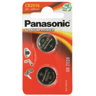 PANASONIC Gombelem, CR2016, 2 db, PANASONIC