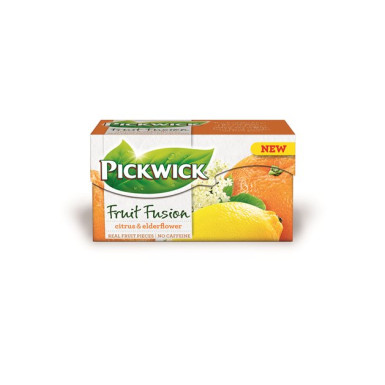 PICKWICK Gyümölcstea, 20x2 g, PICKWICK, citrus-bodza