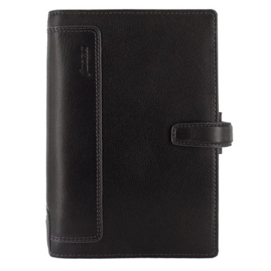 FILOFAX Kalendárium, gyűrűs, betétlapokkal, pocket méret, FILOFAX, "Holborn", fekete