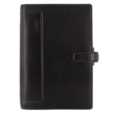 FILOFAX Kalendárium, gyűrűs, betétlapokkal, A5 méret, FILOFAX, "Holborn", fekete