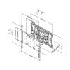 Multibrackets fali rögzítő Tilt & Turn Plus HD LCD/PLAZMA/LED Superslim dönthető, forgatható konzol, 42-84", Fekete 7350022739697