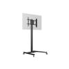 Multibrackets gurulós public padló állvány 180 Single LCD/PLAZMA/LED univerzális konzol, 24-63", fekete színű 7350073730643