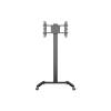 Multibrackets gurulós public padló állvány 180 Single LCD/PLAZMA/LED univerzális konzol, 24-63", fekete színű 7350073730643