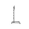 Multibrackets gurulós public padló állvány 180 Single LCD/PLAZMA/LED univerzális konzol, 24-63", fekete színű 7350073730643