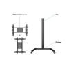Multibrackets gurulós public padló állvány 180 Single LCD/PLAZMA/LED univerzális konzol, 24-63", fekete színű 7350073730643