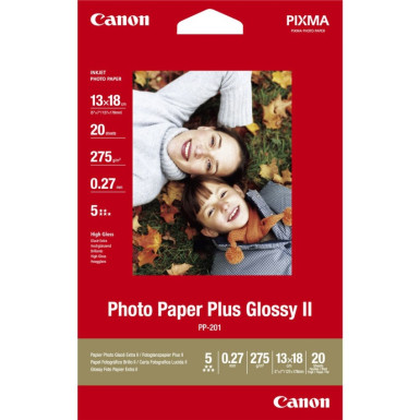 CANON Fotópapír PP-201 A4 Plus GLOSSY II 275g / 20db