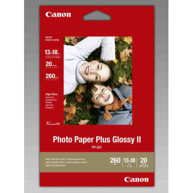 CANON Fotópapír PP-201S 13x18 Plus GLOSSY II. 275g / 20db
