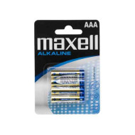 MAXELL  alkáli mini ceruza elem (AAA)  4db/csomag