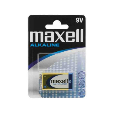 MAXELL 9V alkáli elem 1db/csomag