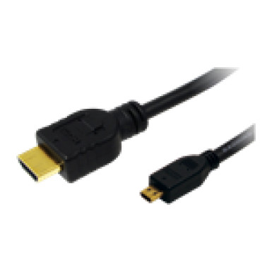 LogiLink Cable HDMI (Typ-A) to Micro-HDMI (Typ-D), 1 Meter