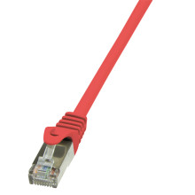 LOGILINK CAT5E F/UTP PATCH CABLE AWG26 RED 1,00M CP1034S